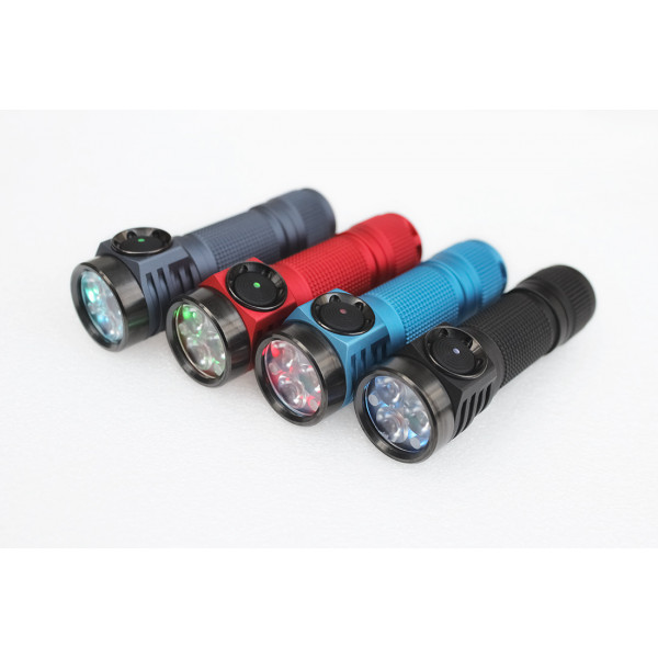 Emisar D3AA 14500 EDC LED FLASHLIGHT WITH BLACK PARTS