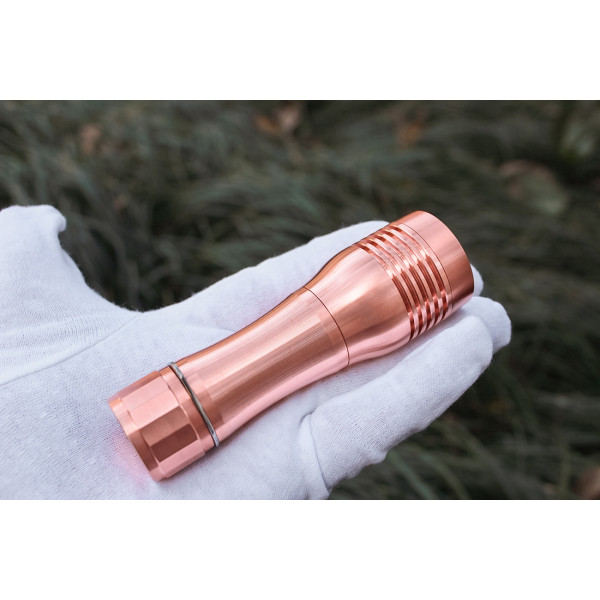 All copper KR1 tail e-switch 18650 pocket thrower