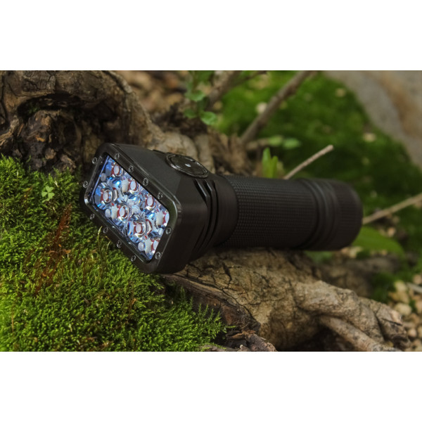Dual channel DT8K 1*21700 DUAL QUAD HIGH POWER LED FLASHLIGHT